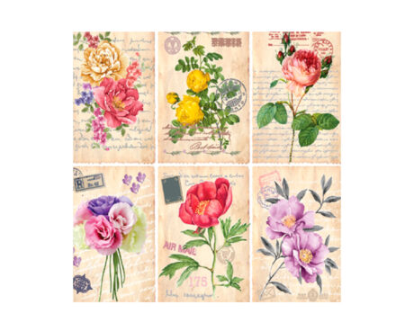 LAMINAS EQ DECOUPAGE 31x31 -04-411- x 10 UNID.