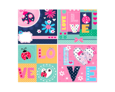 LAMINAS EQ DECOUPAGE 31x31 -11-1111- x 10 UNID.