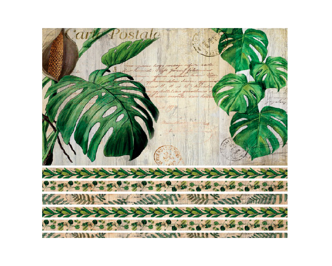 LAMINAS EQ DECOUPAGE 31x31 -15-1501- x 10 UNID.