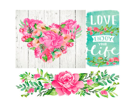 LAMINAS  EQ DECOUPAGE 31x31 -16-1605- x 10 UNID.