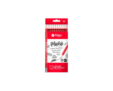 LAPIZ FILGO PINTO C/GOMA HB Nro 2  x 12 U.