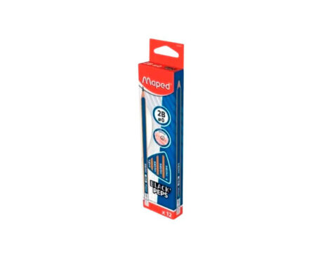 LAPIZ MAPED GRAFITO BLACK PEPS  2B x12 U.