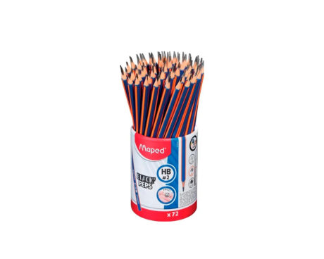 LAPIZ MAPED GRAFITO BLACK PEPS  POTE x 72 UNID