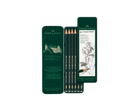 LAPIZ FABER ART GRAFITO 119063 CASTELL 9000 x 6 U.