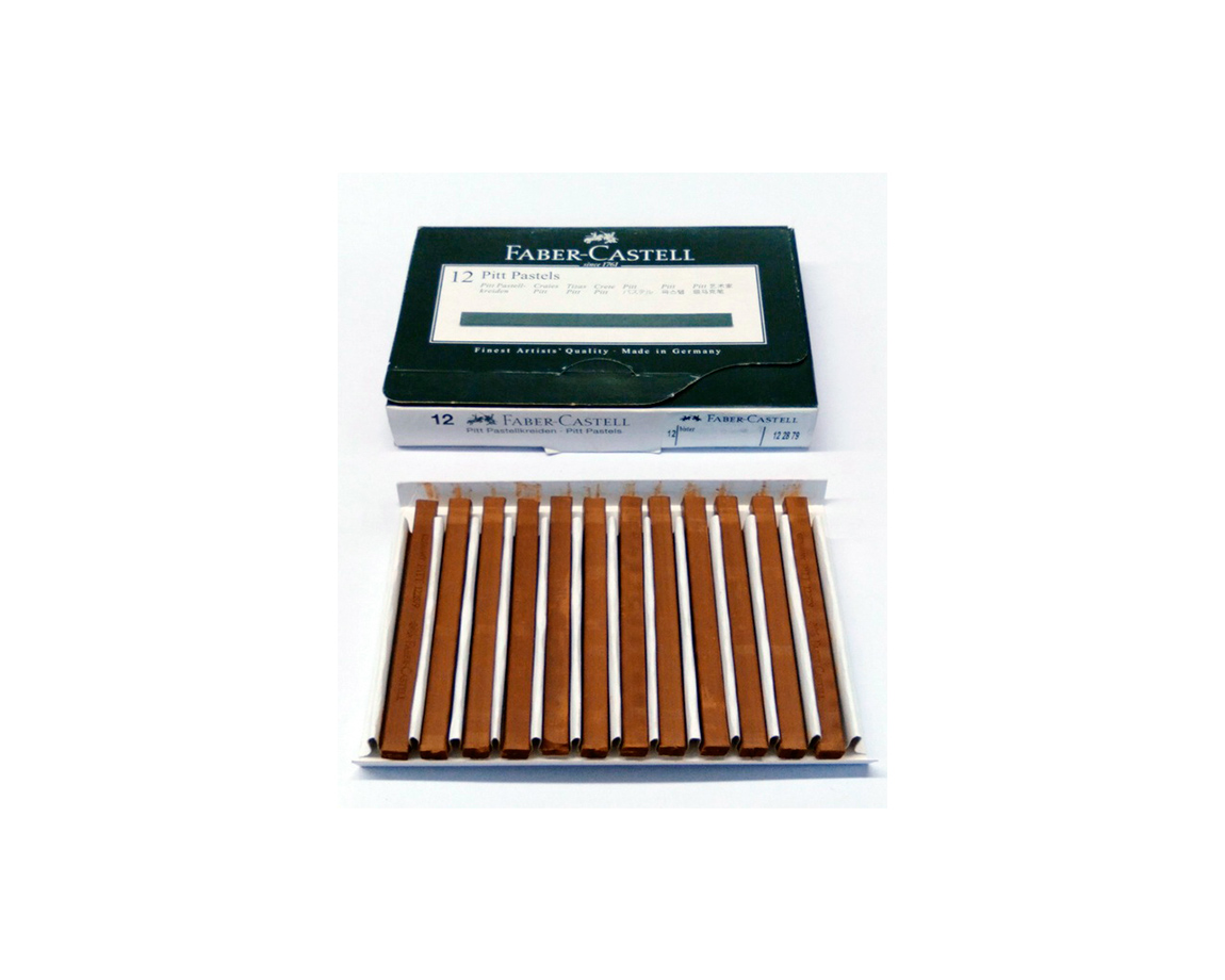 LAPIZ FABER ART PITT 122879 PASTEL x 12 U. BISTRE BARRITA