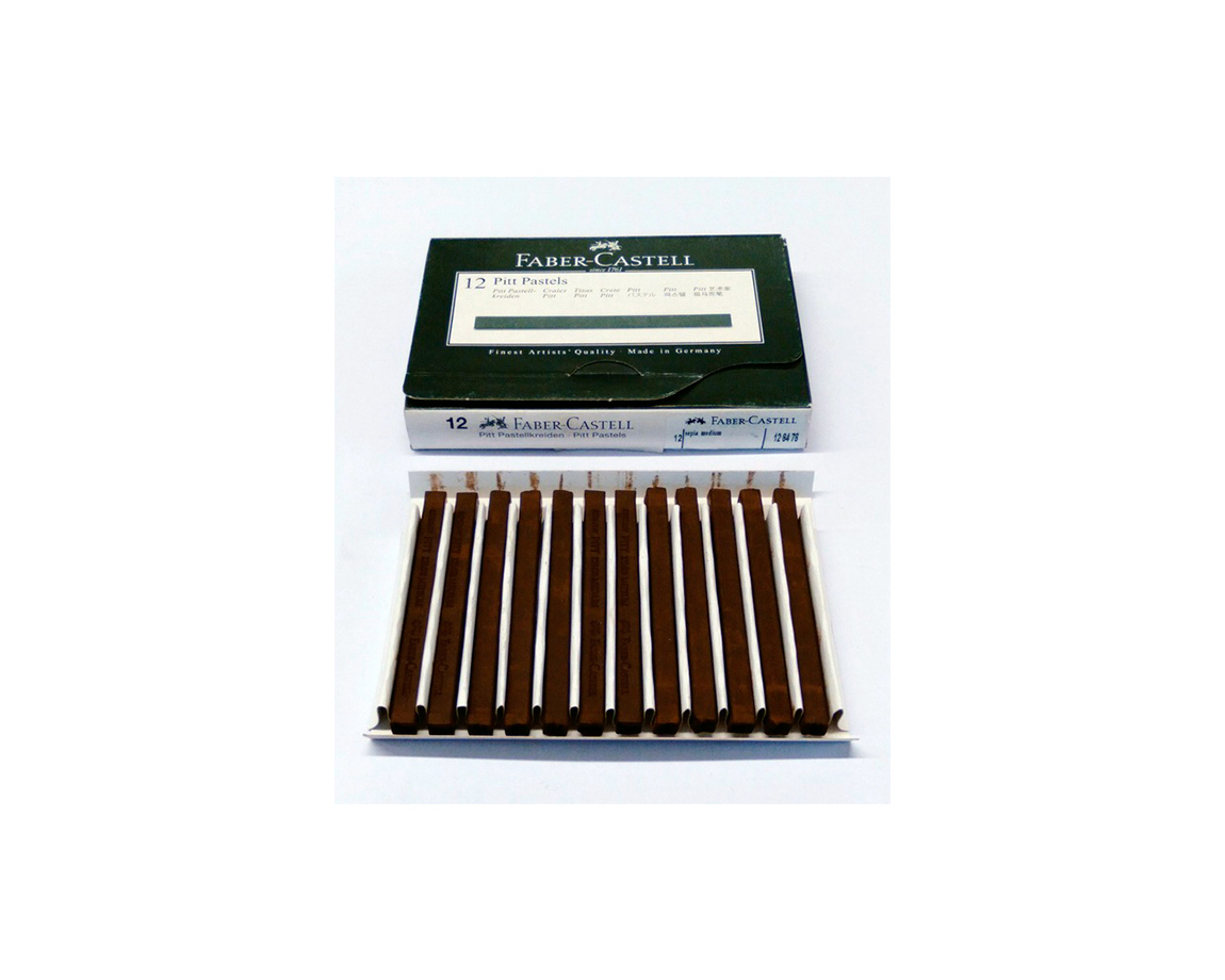 LAPIZ FABER ART PITT 128478 x 12 U. SEPIA MEDIO BARRITA