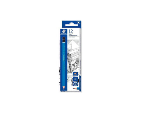LAPIZ STAEDTLER LUMOGRAPH 6B x 12 U.