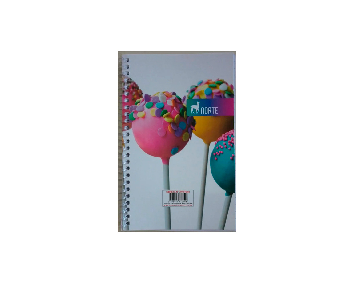 LIBRETA NORTE s/indice 7070 = x 10 U.