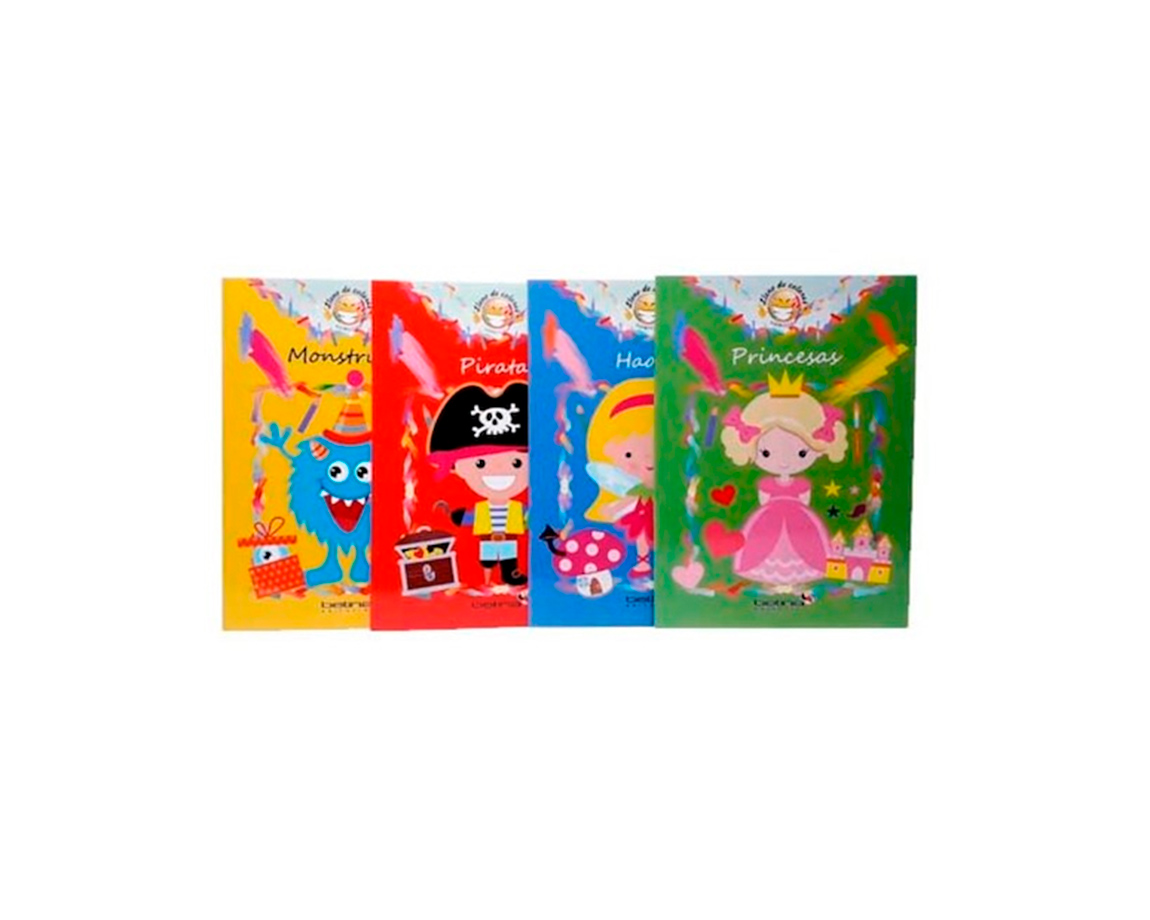 LIBROS BETINA PINTAR LLENO DE COLORES