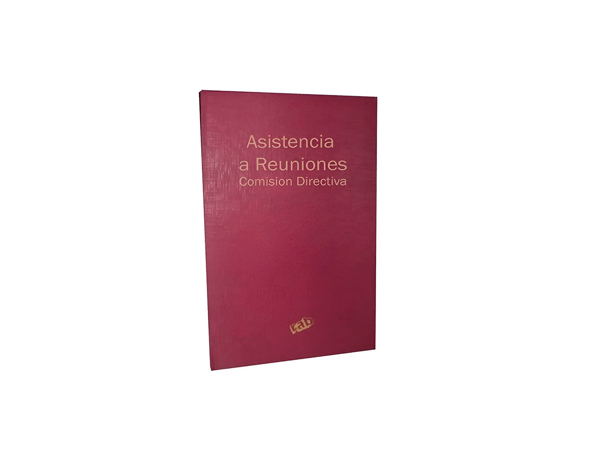 LIBRO RAB ASISTENCIA A REUNIONES T/F x 48 H  -2327-