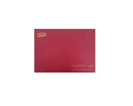 LIBRO RAB REGISTRO PASAJEROS T/F 25 FOL (2316/P)