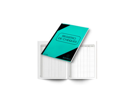LIBRO IGNEO REGISTRO DE CHEQUES T/F