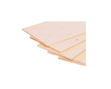 MADERA BALSA PLANCHA 91.5x7.6  3.0 MM x25 U.
