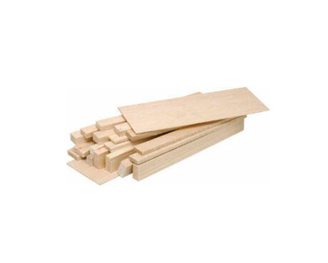 MADERA BALSA VARILLA  2 x  5 MM x 30 UNID.