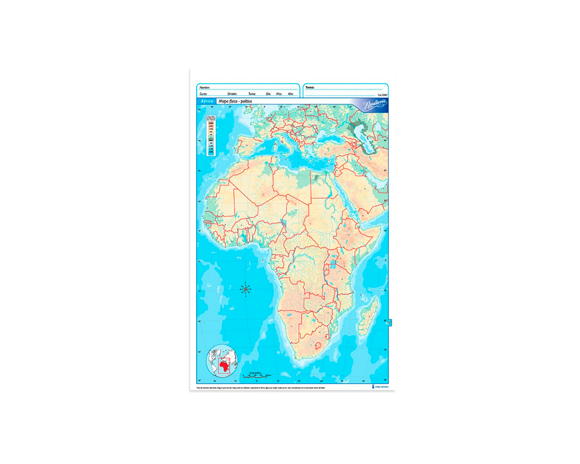 MAPAS RIVADAVIA OFICIO BLOCK AFRICA FIS/POL