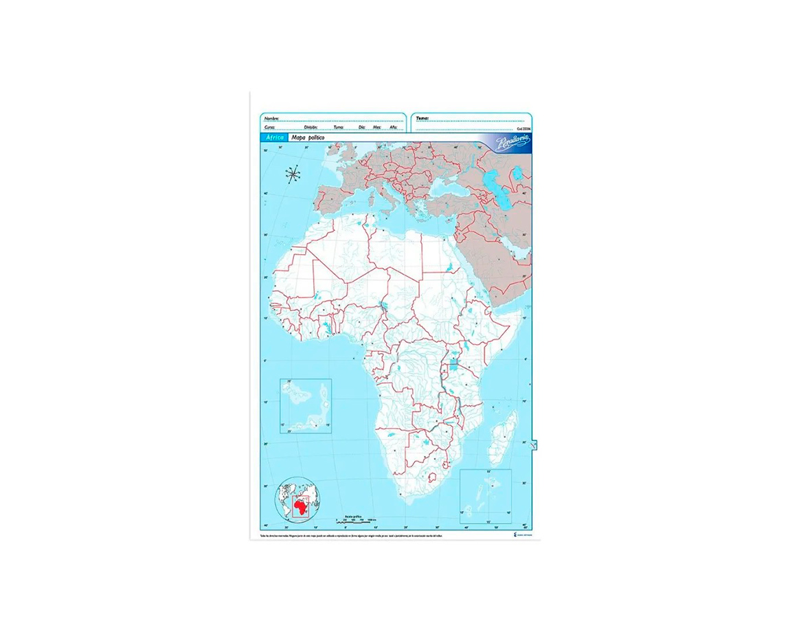 MAPAS RIVADAVIA OFICIO BLOCK AFRICA POL