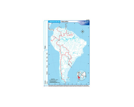 MAPAS RIVADAVIA CARTA BLOCK AMERICA SUR POL