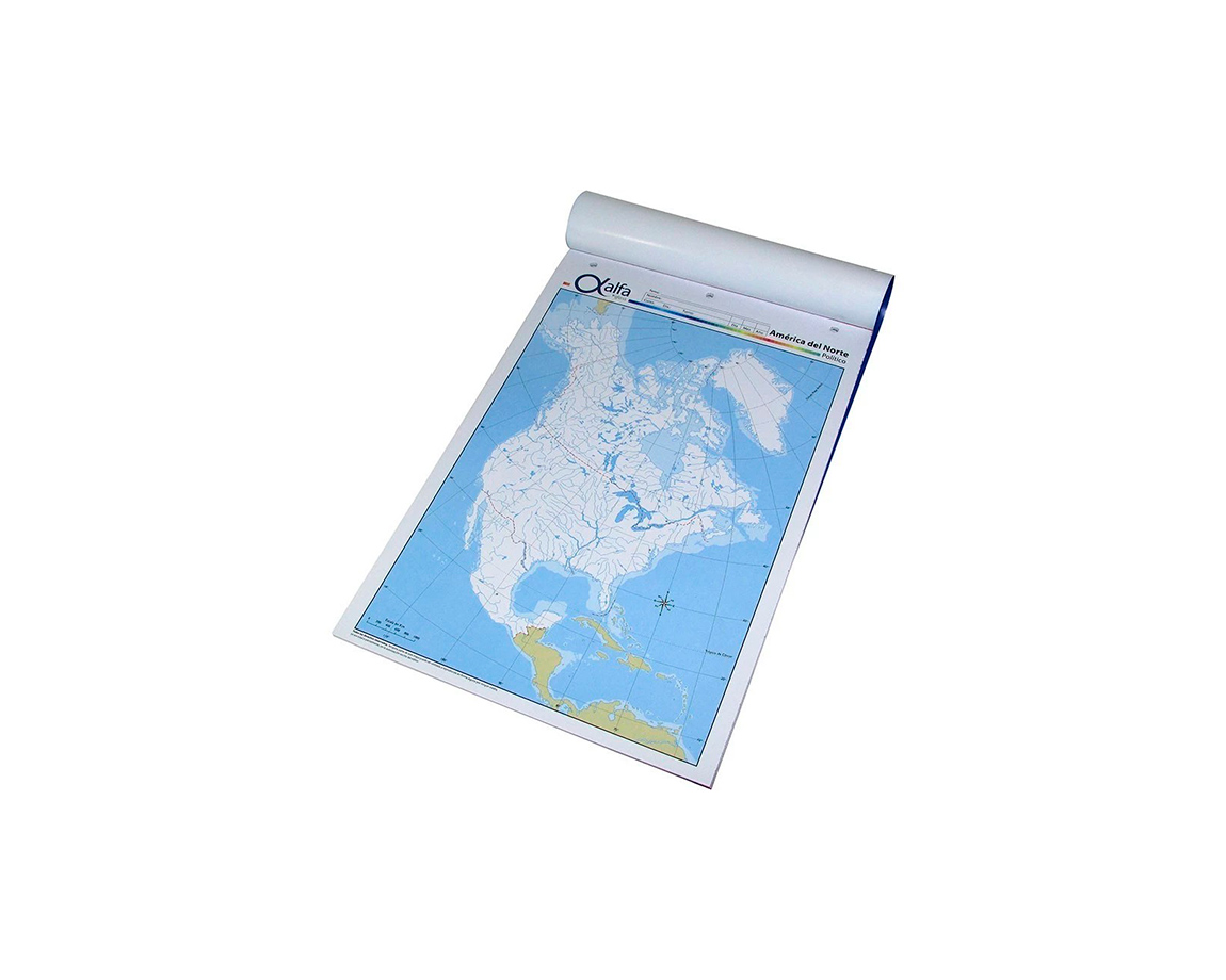 MAPAS ALFA Nro 3 F/P AMERICA DEL NORTE