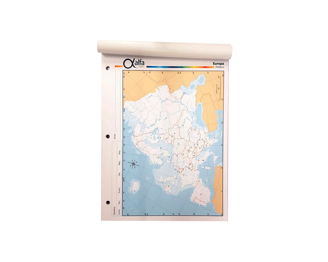 MAPAS ALFA Nro 3 F/P EUROPA