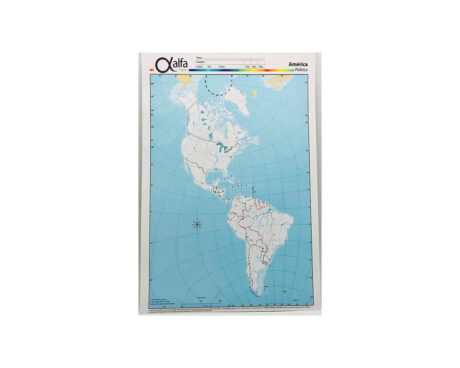 MAPAS ALFA Nro 5 POLITICO AMERICA