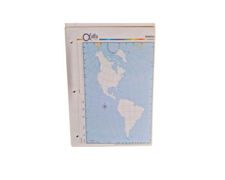 MAPAS ALFA Nro 3 CONTORNO AMERICA