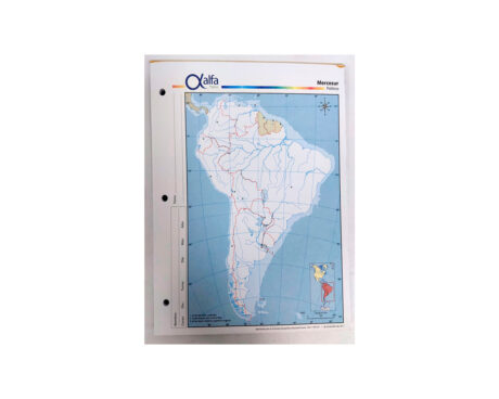 MAPAS ALFA Nro 3 POLITICO MERCOSUR