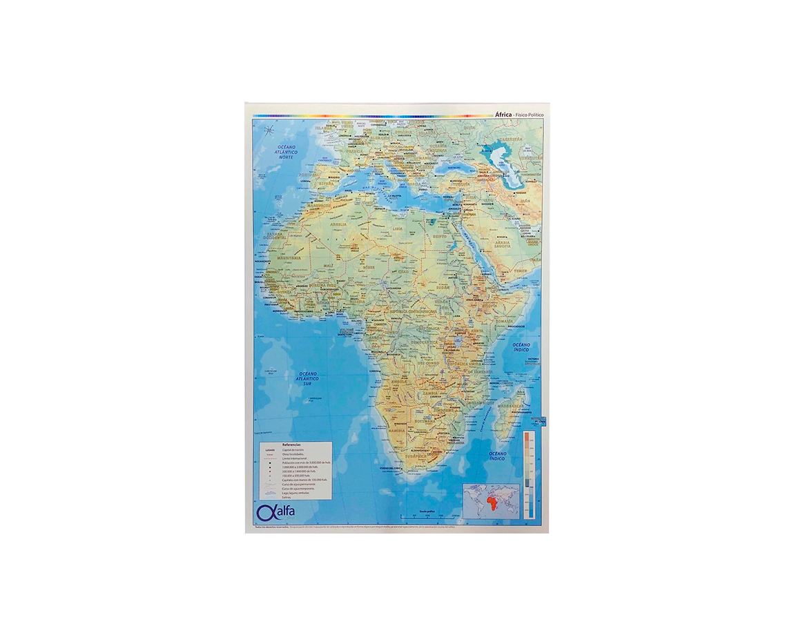 MAPAS ALFA Nro 6 F/P AFRICA CROMOS