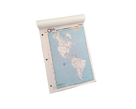 MAPAS ALFA Nro 6 POLITICO AMERICA CROMOS