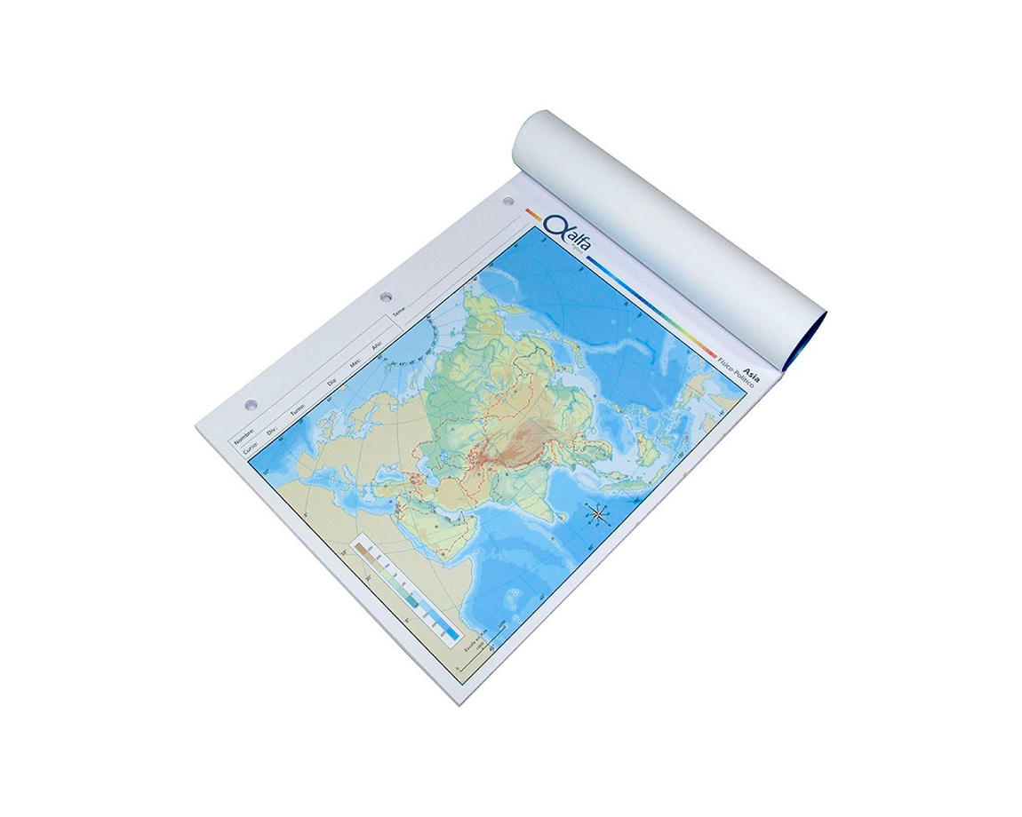 MAPAS ALFA Nro 6 F/P ASIA CROMOS