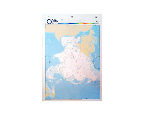 MAPAS ALFA Nro 5 POLITICO ASIA
