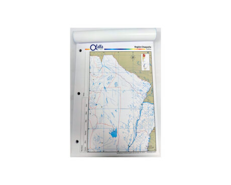 MAPAS ALFA Nro 3 POLITICO REGION CHAQUEÑA