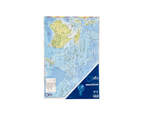 MAPAS ALFA Nro 6 F/P OCEANIA CROMOS