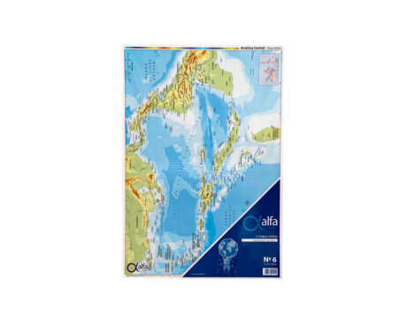 MAPAS ALFA Nro 6 F/P AMERICA CENTRAL CROMOS