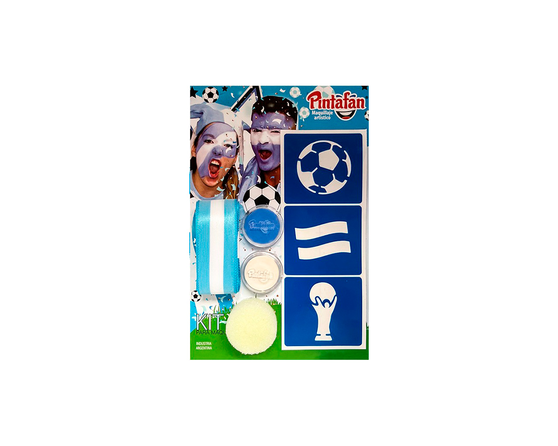MAQUILLAJE PINTAFAN 650-09 KIT ARGENTINA ACUA