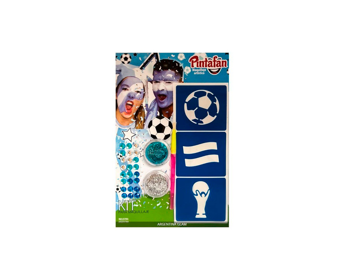 MAQUILLAJE PINTAFAN 652-08 KIT ARGENTINA GLAM