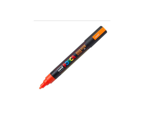 MARCADOR UNI POSCA PC-5M P. GRUESA x U. NARANJA