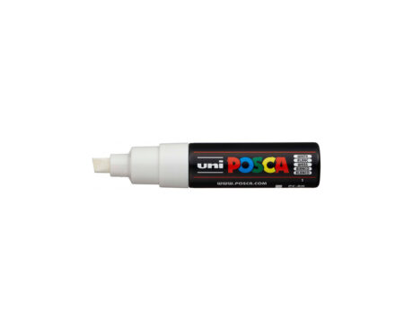 MARCADOR UNI POSCA PC-8K P. CHANFLE x U. BLANCO