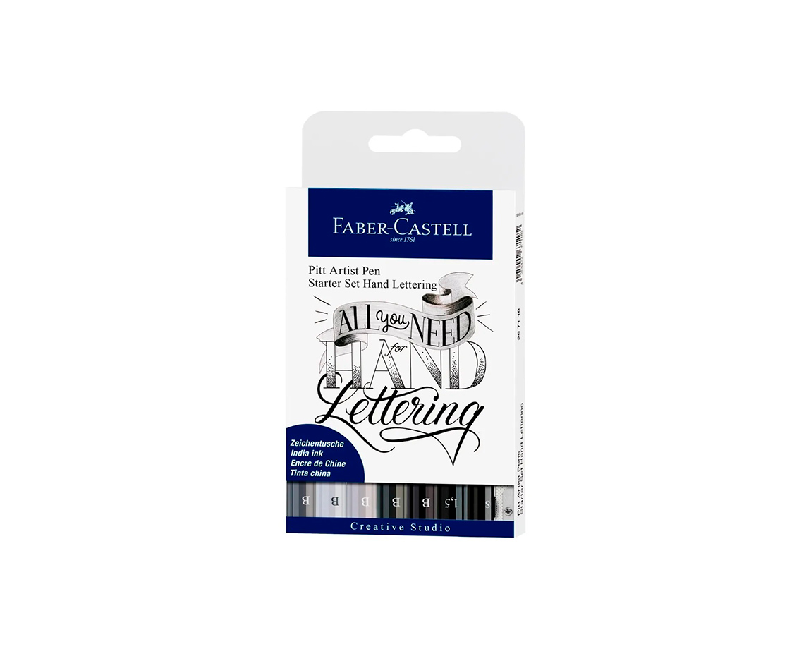 MARCADOR FABER ART PITT 267118 KIT LETTERING x 8 U.