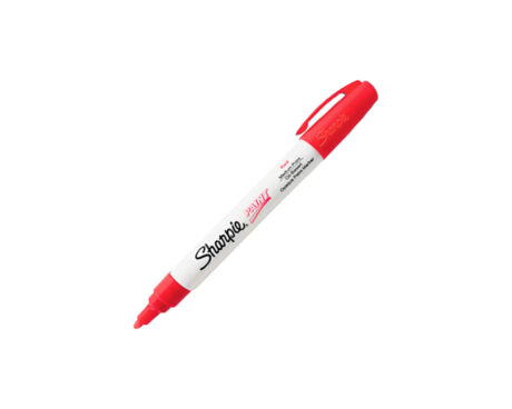 MARCADOR SHARPIE PAINT MEDIO ROJO x U.