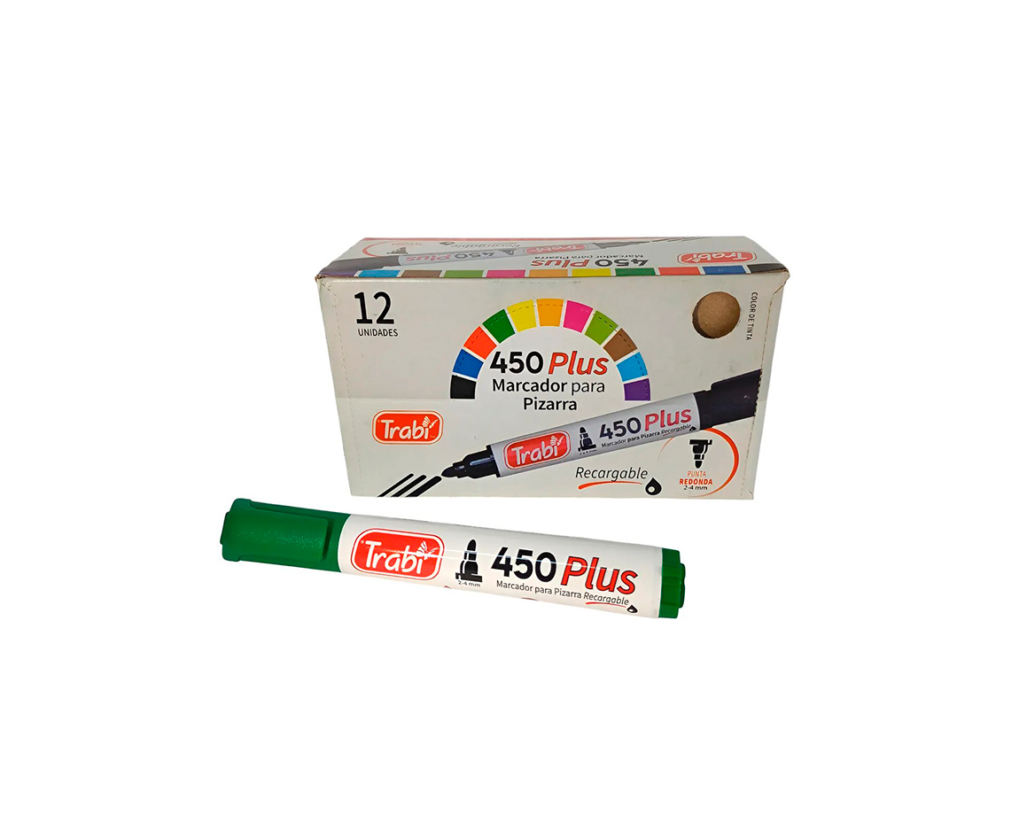 MARCADOR TRABI 450 PIZARRA VERDE
