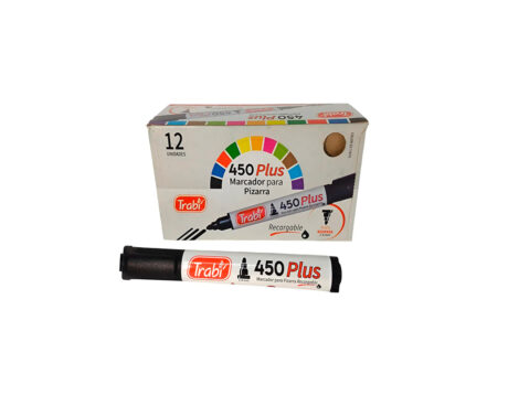 MARCADOR TRABI 450 PIZARRA NEGRO