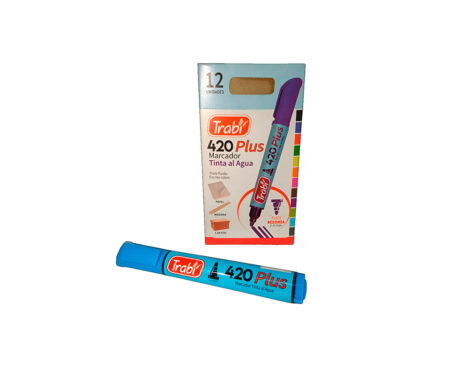 MARCADOR TRABI 420 CELESTE AL AGUA P/RED