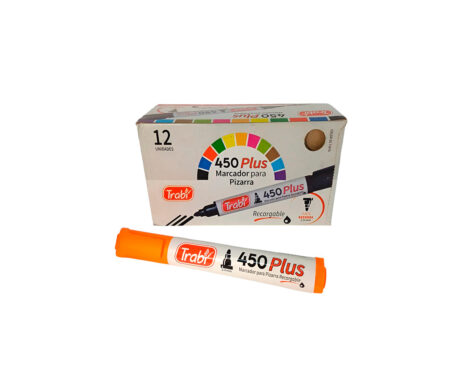 MARCADOR TRABI 450 PIZARRA NARANJA