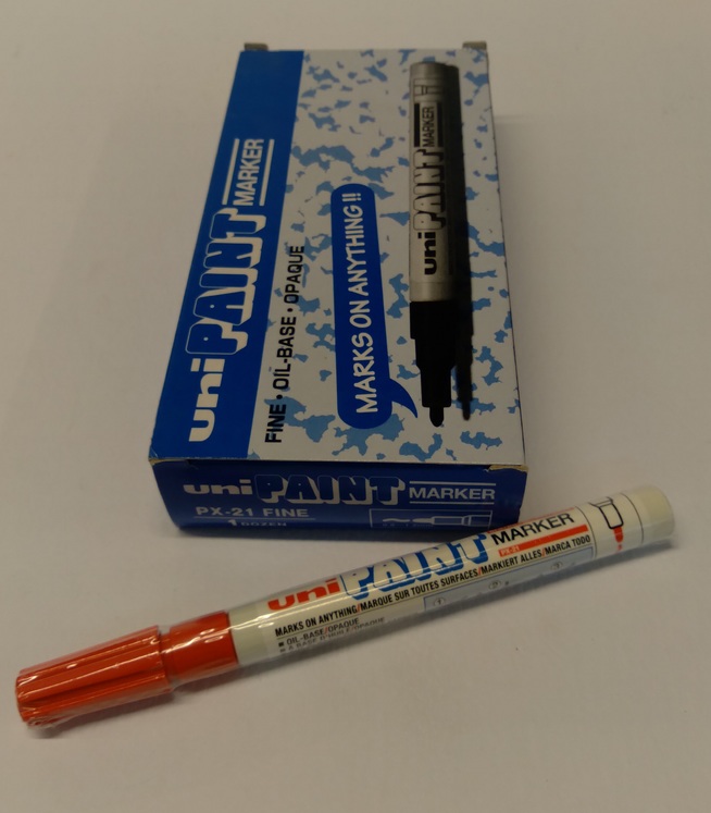 MARCADOR UNI PAINT PX-21 FINO ROJO