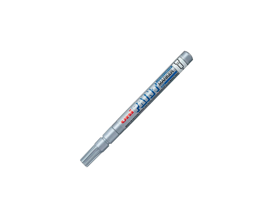 MARCADOR UNI PAINT PX-21 FINO PLATA
