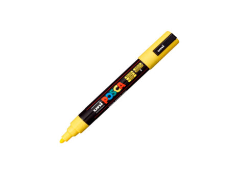 MARCADOR UNI POSCA PC-5M P. GRUESA x U. AMARILLO