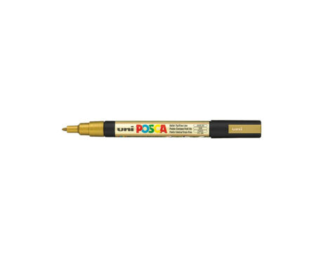 MARCADOR UNI POSCA PC-3M P. MEDIANA ORO