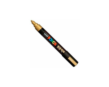 MARCADOR UNI POSCA PC-5M P. GRUESA x U. ORO