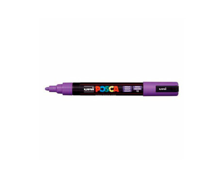 MARCADOR UNI POSCA PC-5M P. GRUESA x U. VIOLETA