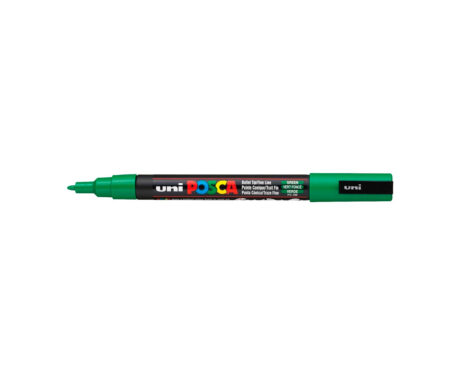 MARCADOR UNI POSCA PC-3M P. MEDIANA VERDE